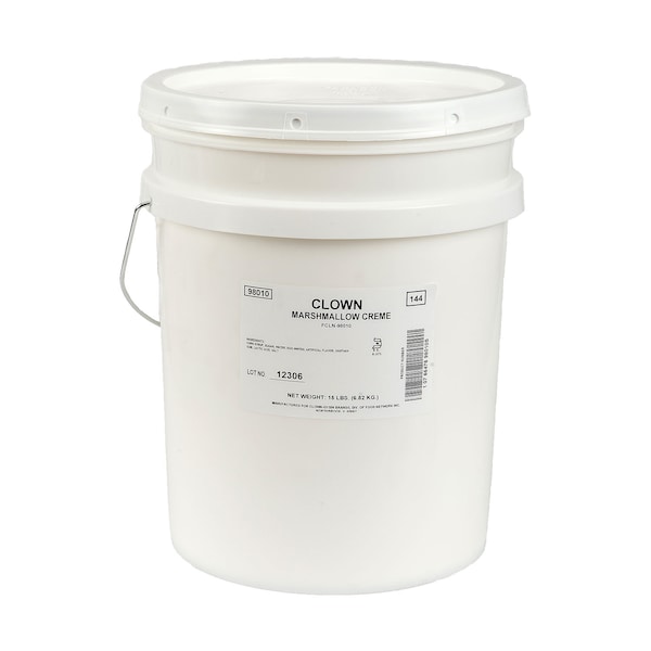 Cgb Clown Marshmallow Creme Topping 5 gal. Pail 98010 - main
